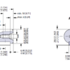 Hydraulic motor MR 160 C 25mm shaft