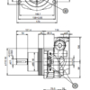 Hydraulic motor Bucher 32 cc QXM42-032L-HS-NSKRG1PA