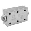Double flange check valve LVDF02 3/8' 260 bar 35 l/min