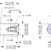 Hydraulic motor MSA 100 CA 25.4mm shaft, Eaton Char-Lynn 104-1002-006 MSA100CA, with MR flange 25.4m