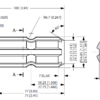 Hydraulic motor MS 315 SL 6-tooth 34.85mm shaft
