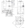Hydraulic motor MS 160 C 32mm shaft, SAE-A MC2160AC16AG020001300000 with MR flange