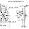 Hydraulic motor MR 125 CB 32mm shaft, ALSG2-L-125-O2-C32-01 Ambr