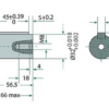 Hydraulic motor MS 100 C shaft 32mm BMS-E4-B-D