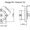 Hydraulic motor MS 160 C 32mm shaft, ALSG3-160-R4-C32-01 Ambr