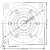 Hydraulic motor MVW 800 K tapered 1:10, 60mm shaft 151B3124