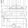Hydraulic motor MVW 800 K tapered 1:10, 60mm shaft 151B3124