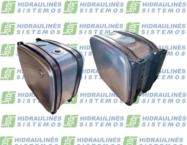 Hydraulic oil tank, side mounting 180 ltr. Aluminium 73x73x39