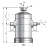 Telescopic cylinder 8-221-1499 SCC 'Penta' 1200CC2218001