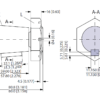 Hydraulic motor MTW 500 K tapered 1:10 shaft