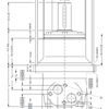 Hydraulic motor MTW 500 K tapered 1:10 shaft