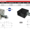 Hydraulic manifold NG10x1 EA 10-09-34-1-3-H with relief valve