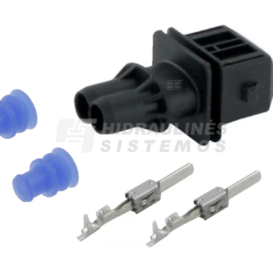 Plug housing 2 pole Fem JPT AMP
