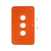Front plate control 3-button Zepro