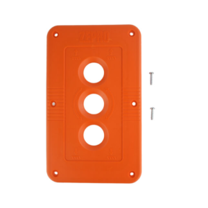 Front plate control 3-button Zepro