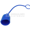 Dust cover 3/8' female Blue