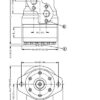 Hydraulic motor MR 160 CB Shaft 32mm
