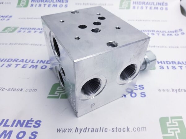Hydraulic manifold NG6x1 NG10x1 EA 10-06-12-01-1-3-H with relief valve