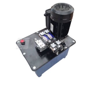 Mini hydraulic power pack 220VAC 2.2kW 2.7cc 1500rpm NG6 x 2, 40L tank Hydropack, with manual pump