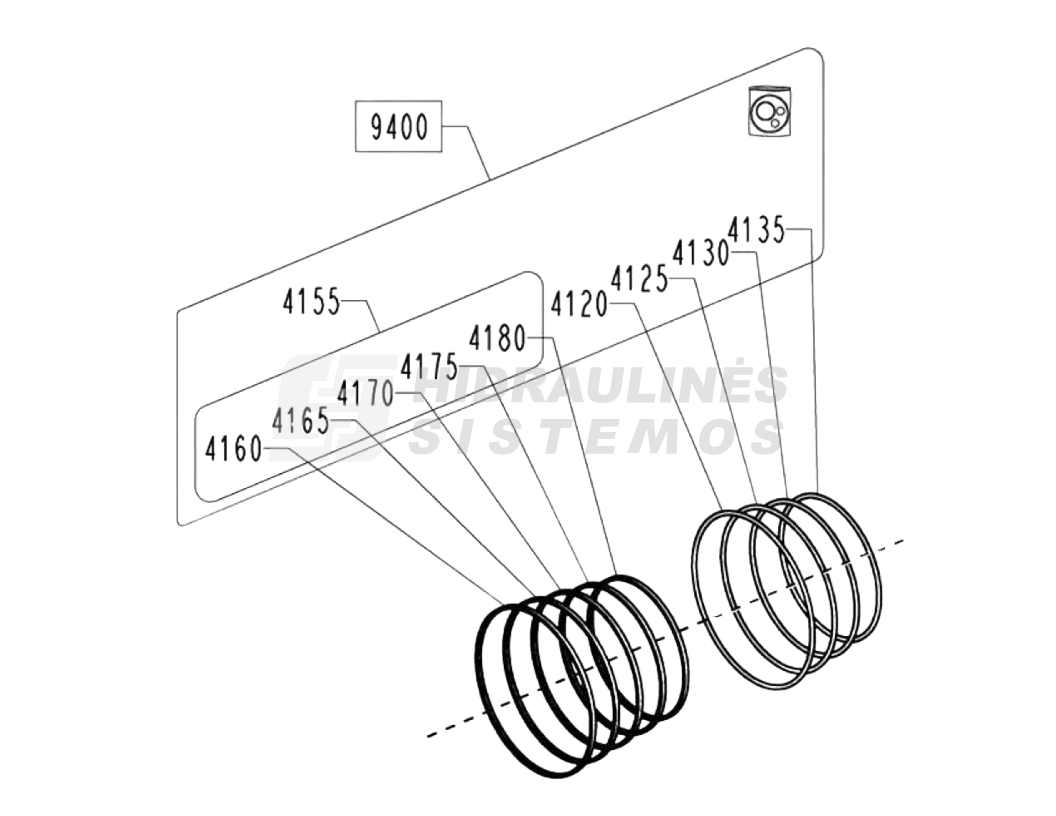 KITAM-CV-DISTRIB-MS05-NBR-2C-SY-INJ Poclain B30270B