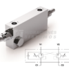 Counterbalance valve 1/2' VBCD/A DE FLV 60ltr 350bar double acting