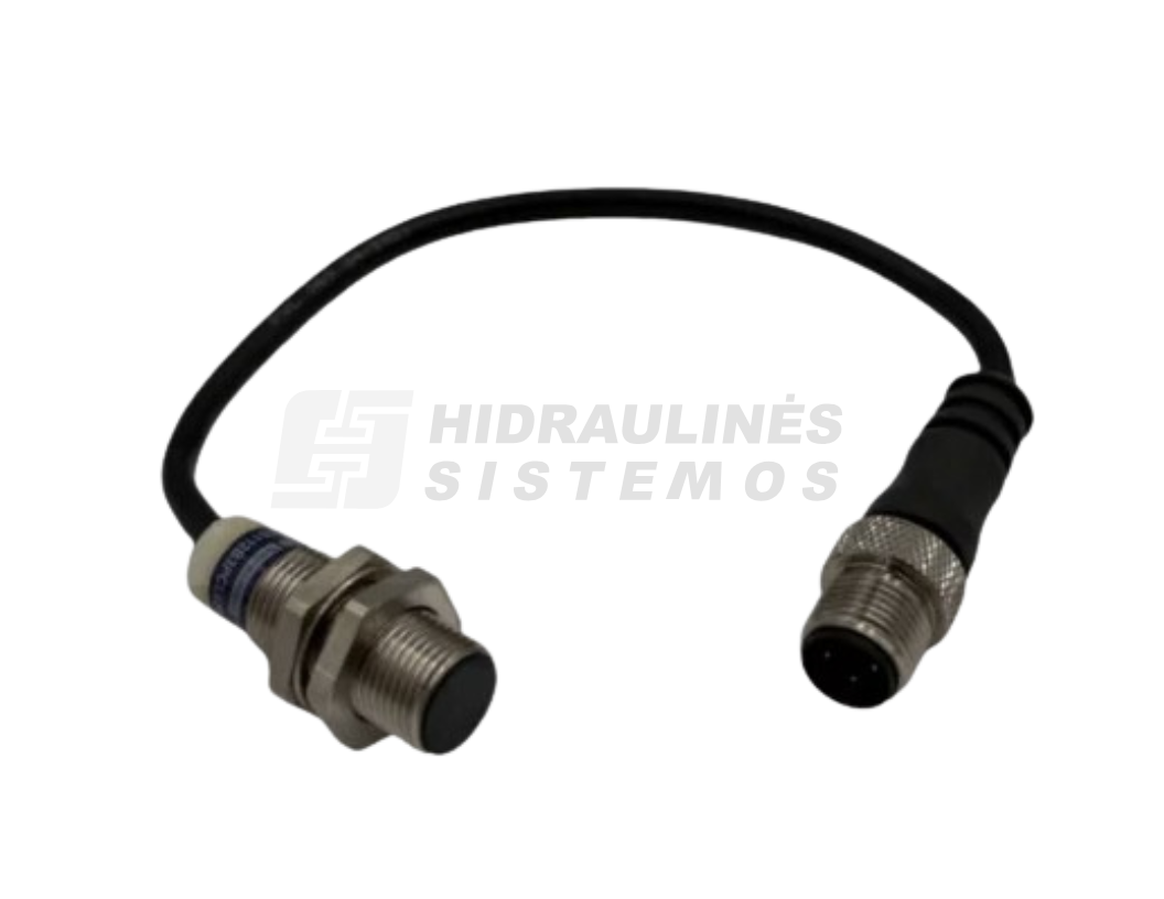 Indukcinis daviklis PNP NO+NC M12 Sn4mm 2–24VDC HMF 2060073