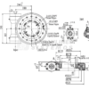 Worm reducer WE9-62-25H-R/H