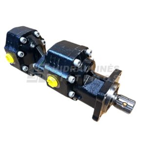 PTO-4 043+022 ltr/min gear pump, anticlockwise TANDEM + UNI-3 KZL