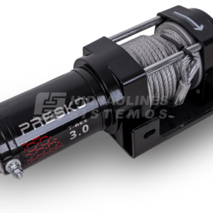 PRESKO Electric Winch T-REX 3.0 12V 1,36T 3000 lbs, steel rope 5,0mm x 11m
