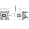 Adaptor for pump KZL EVSAT 06