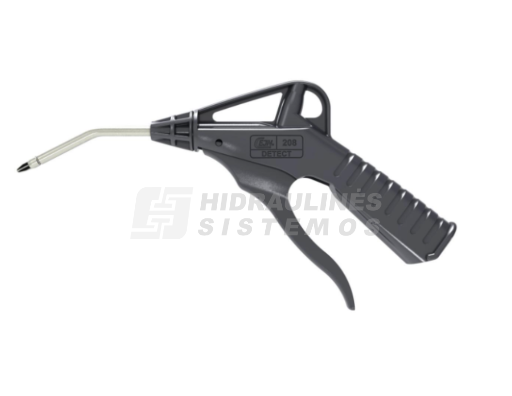 Food Grade Blow Gun with 90 mm Bent Stainless Steel Tube and Star Tip, 1/4"