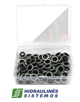Washers with rubber M10 box