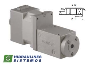 Solenoid-operated proportional directional valve NG6 4/3 HVM 025-003-1200-4G Schneider