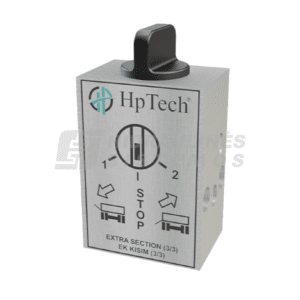 Pneumatic Tipper Control Valve, 2-Position, Meiller Type, BSP 1/8", Side Connection