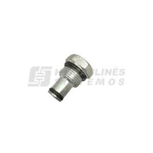 Plug 2/2 for popet valve 12,7-3/4 UNF