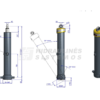 Telescopic cylinder FE A169-5-05830-019-K1529 HYVA 70546474