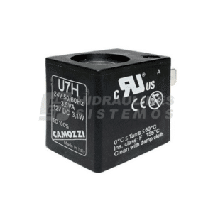 Coil D10/8 24 VAC 22x28 L-29.5 3.1W/3.5 VA Camozzi