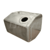 Hydraulic oil tank, side mounting 245 ltr. Aluminium 55x64x85 PLUS forestery cranes, without bracket