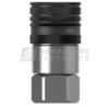 Quick coupling 12 F BSP 1'-female, Flat face 400 bar, CEJN