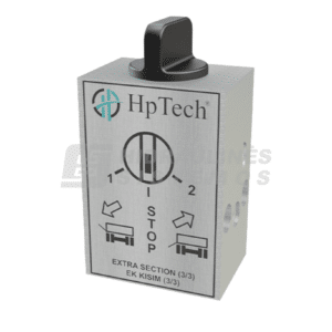 Pneumatic Tipper Control Valve, 2-Position, Meiller Type, BSP 1/8", Bottom Connection