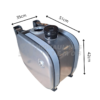 Hydraulic oil tank, side mounting 065 ltr. Aluminium 42x51x35