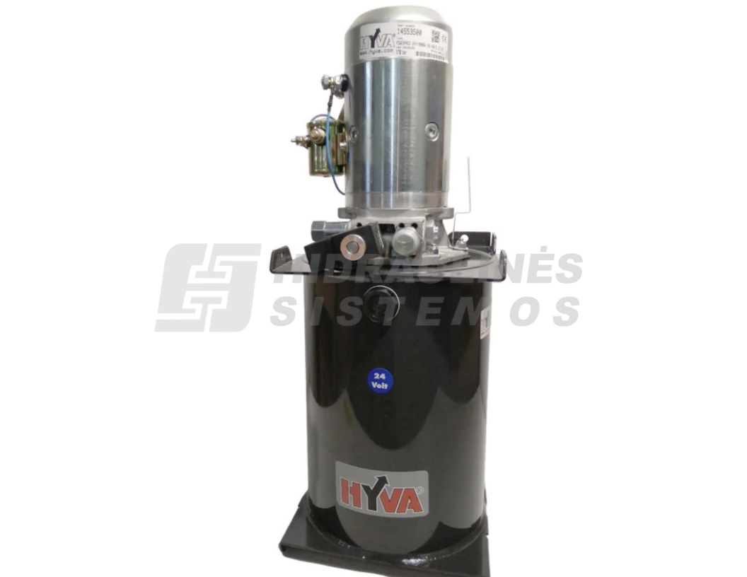 Mini powerpack 2.2kW 24V 3.1cc 10L Hyva 14553500