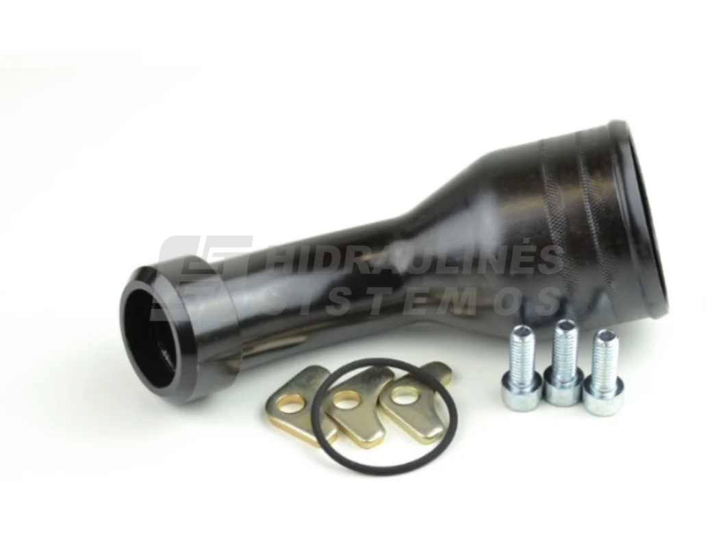 Suction connection Parker 2"1/2 (63mm) for hose – 45° elbow 3780634
