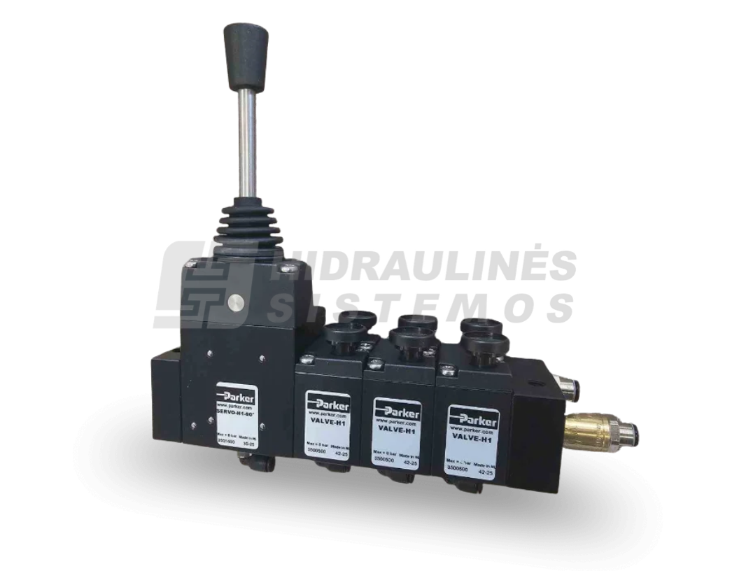 Pneumatic joystick Parker H1-90-4