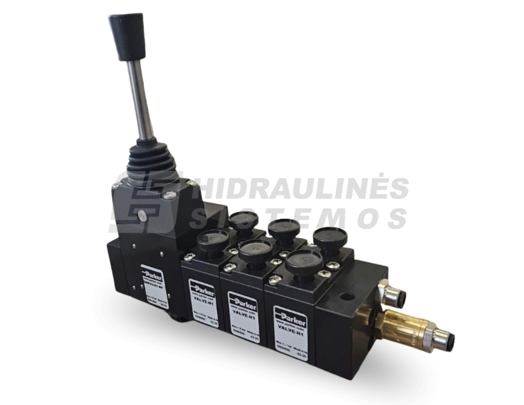 Pneumatic joystick Parker H1-90-4