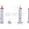 Telescopic cylinder 5-169-7128 MF ANT 169 5 7128 RP-D2 1717 (Binotto)