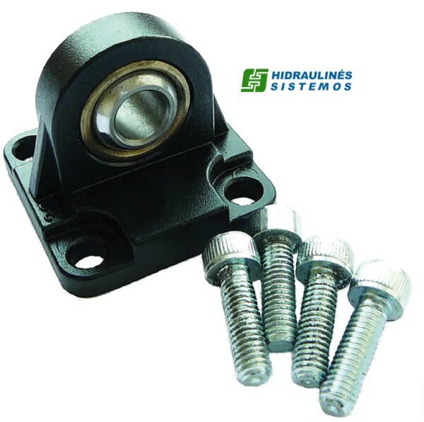 Pneumatic cylinder's rear male clevis, with jointed head D40