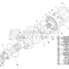 Hydraulic motor MR 050 C 25mm shaft, ziHYD BMRY-50 P41