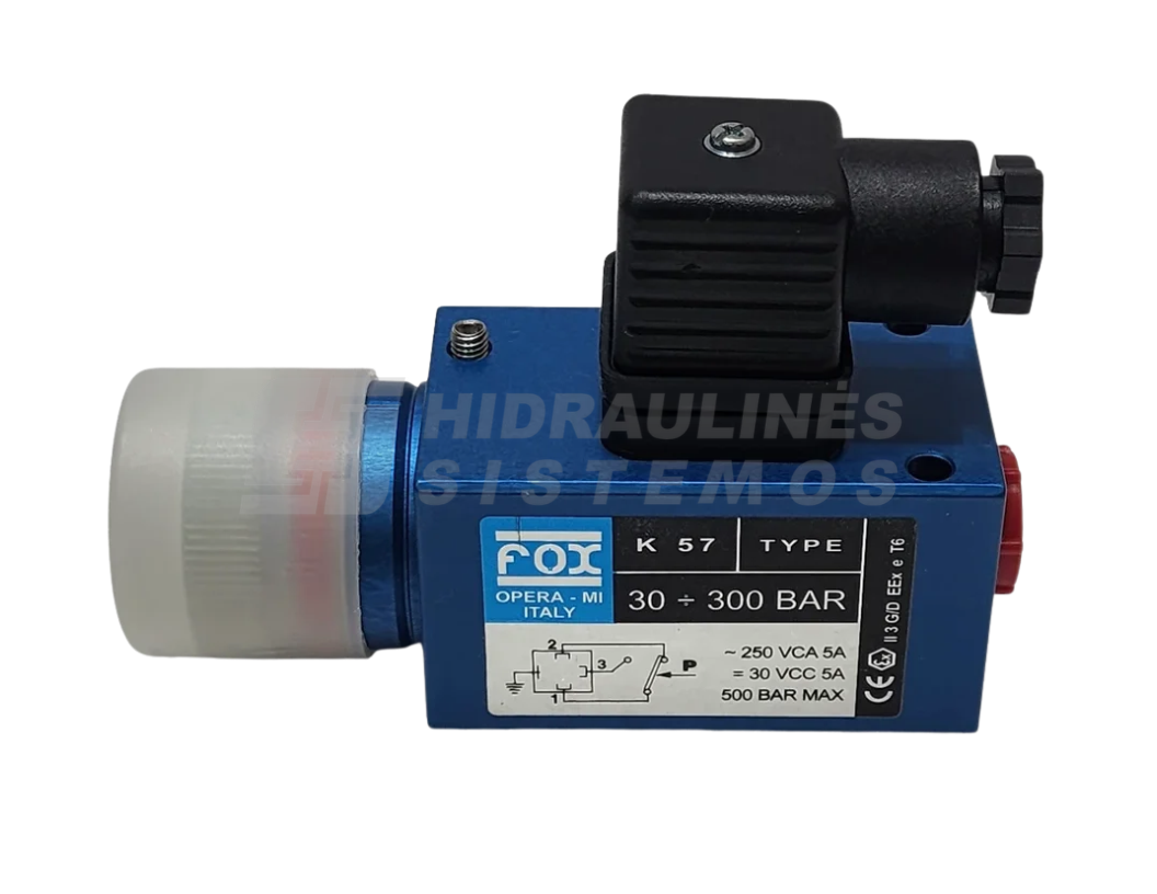 Pressure switch G1/4v K57 30-300 bar Max 500 bar.