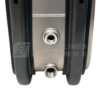 Hydraulic oil tank, side mounting 120 ltr. Aluminium 56x64x37 with double adapter